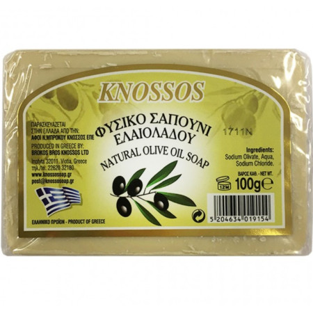 detail Knossos olivové mýdlo 100g - Zelené olivy