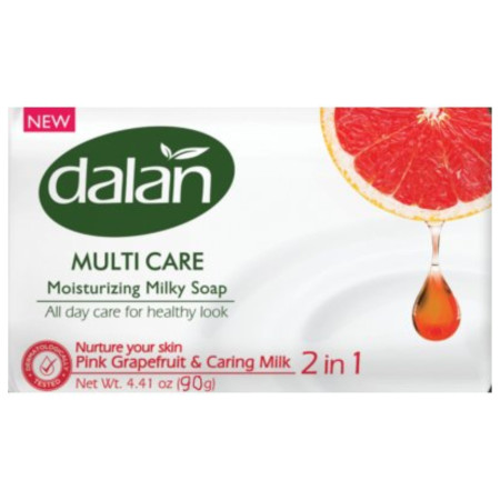detail Dalan mýdlo 90g - Pink Grapefruit a Caring milk (6)