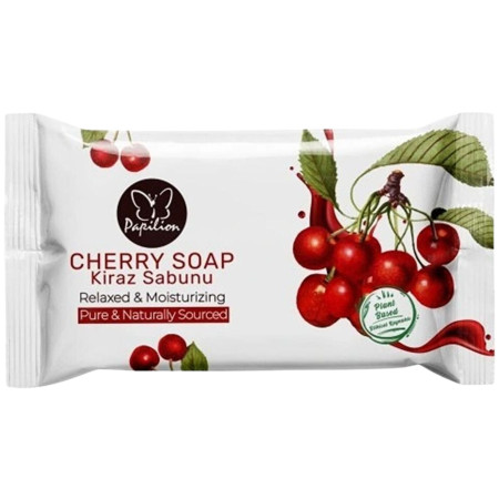 detail Papilion tuhé mýdlo 80g Cherry