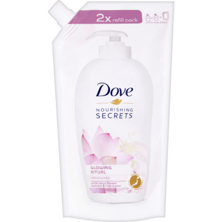 chi tiết Dove tekuté mýdlo NN 500ml Glowing Lotus (10)