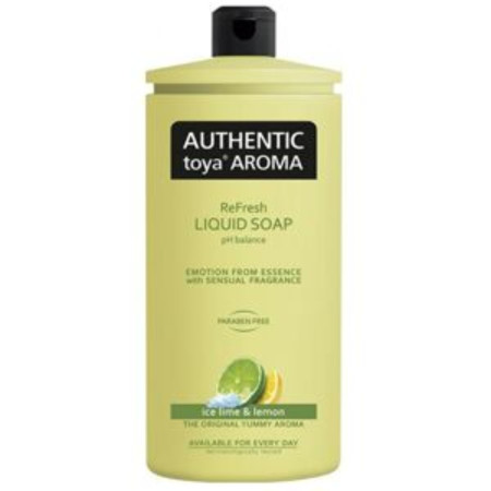 chi tiết Authentic toya Aroma tekuté mýdlo 600ml Ice Lime & Lemon