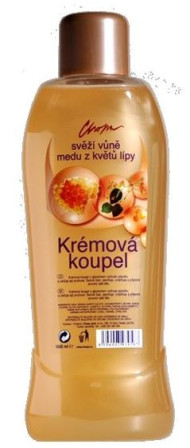 detail Chopa Krémová koupel 1l Med a květy lípy