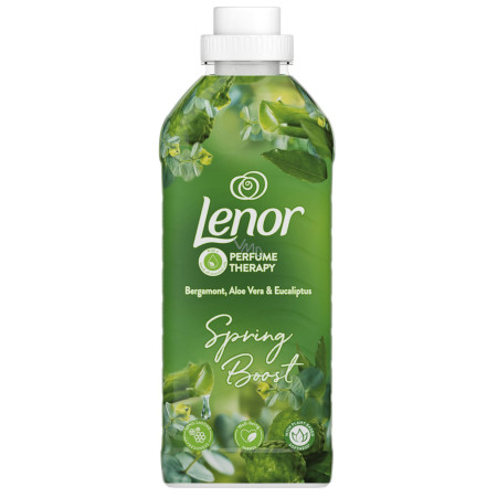 detail Lenor 700ml aviváž Spring Boost (Bergamont, Aloe Vera, Eucalyptus)