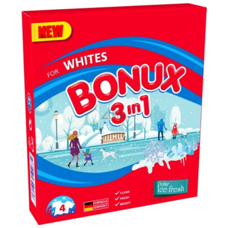 detail Bonux prací prášek 300g White polar Ice Fresh