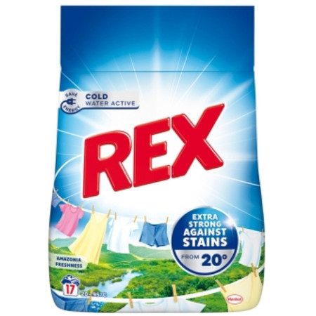 detail REX prací prášek 17PD 1,02kg - Amazonia Freshness