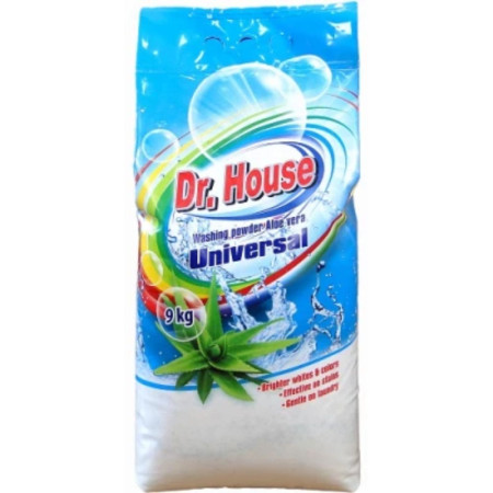 chi tiết Dr. house prací prášek 9kg Aloe Vera Universal