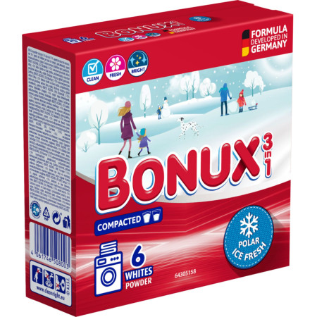 detail Bonux prací prášek 390g Polar Ice Fresh (14)