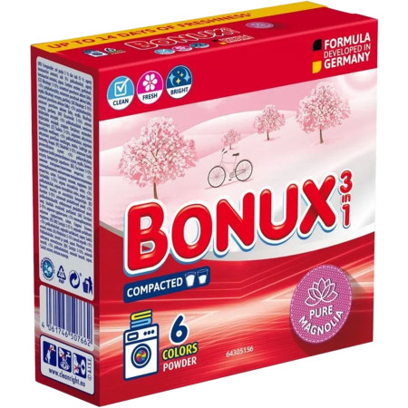 chi tiết Bonux prací prášek 390g Color Pure Magnolia (14)