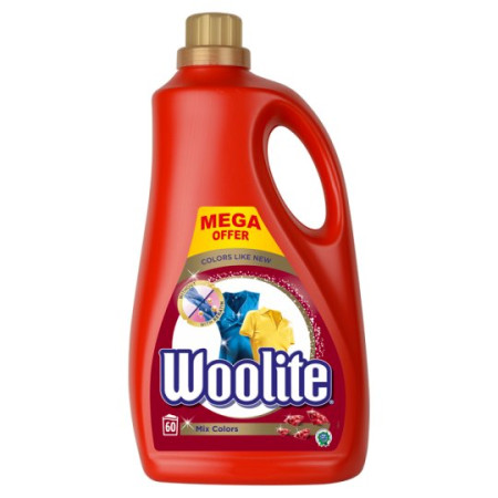 detail Woolite 3,6l colors prací gel