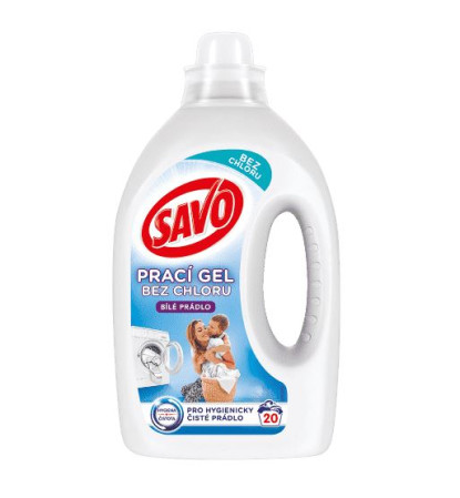 detail Savo prací gel 1l - white