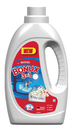 detail Bonux 1,1l prací gel White Lilac