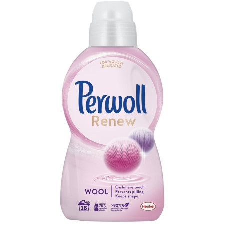 detail Perwoll 990ml / 1L gel na praní Renew Wool Delicate