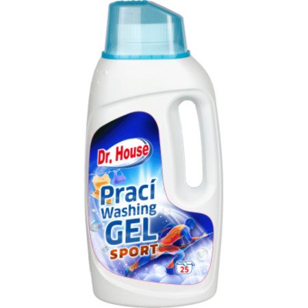 detail Dr. House gel na praní 1,5l Sport (6)
