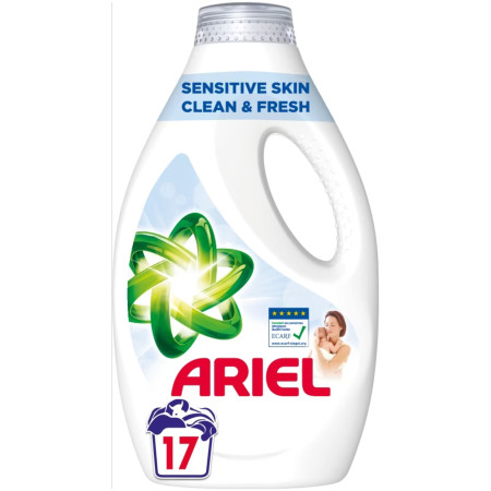 chi tiết Ariel gel 17PD 1L Sensitive (5)