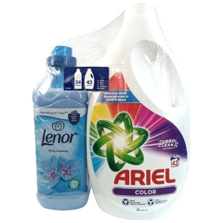 chi tiết Ariel gel 43PD 2,15L Color + Zdarma Lenor 850ml Aviváž (5)