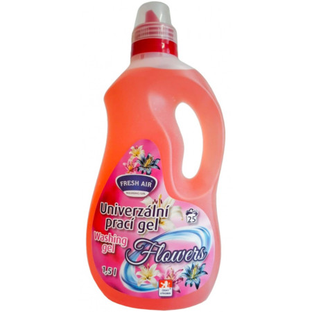 detail Fresh Air 1,5L univerzální prací gel 25PD Flowers