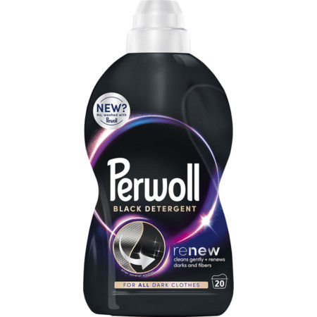 detail Perwoll 1L gel na praní Black