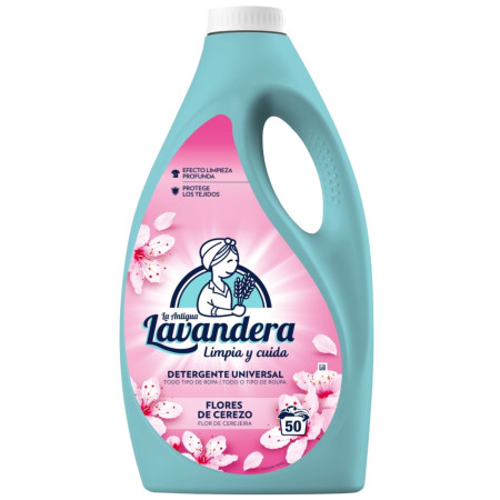 chi tiết Lavandera prací gel 50PD 2,5l Třešňové květy