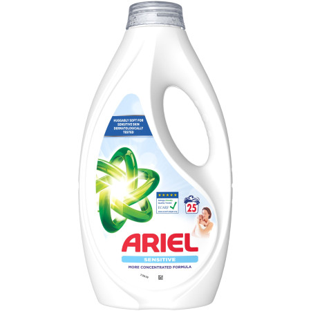 detail Ariel gel 25PD 1,125l Sensitive (4)