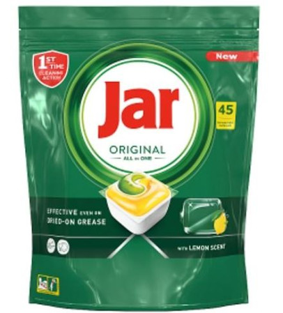 chi tiết Jar kapsle na nádobí Yellow 45ks