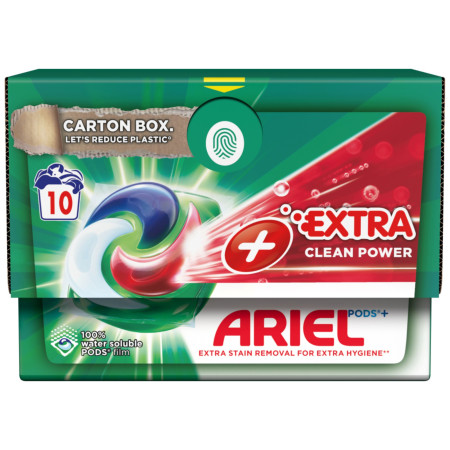chi tiết Ariel kapsle na praní 10PD/krabice Extra Clean power (4)