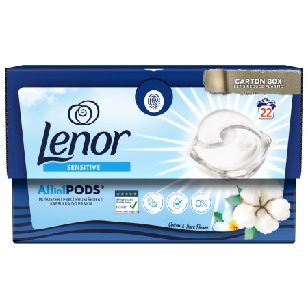 chi tiết Lenor kapsle 22ks na praní Sensitive