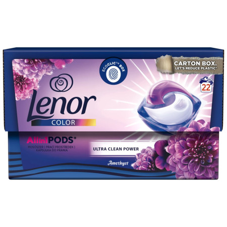 chi tiết Lenor kapsle 22ks na praní Amethys Color