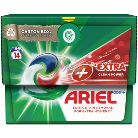 chi tiết Ariel kapsle na praní 14PD/krabice Extra Clean Power (4)
