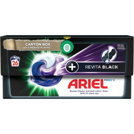 detail Ariel kapsle 26PD/krabice Black Plus (4)