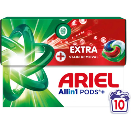 chi tiết Ariel kapsle 10PD/krabice Plus Extra Stain (4)