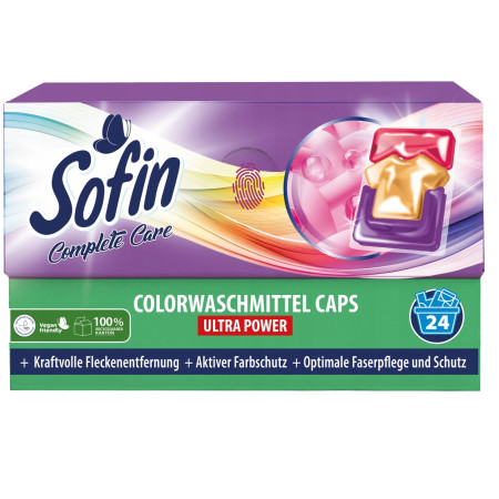 detail Sofin gelové kapsle na praní BOX 24ks Color