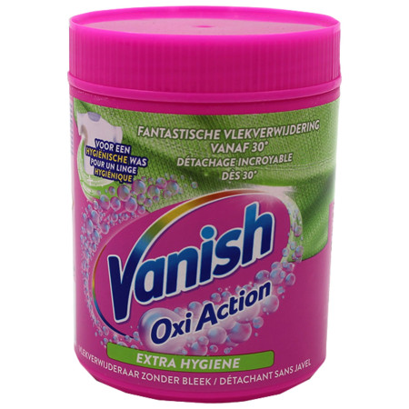 detail Vanish oxi action 470g - Extra Hygiena prášek odstraňovač skvrn