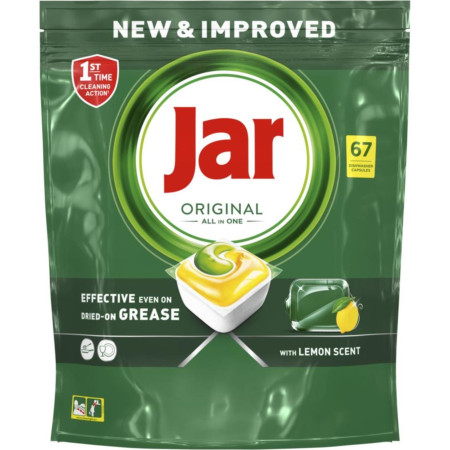 chi tiết Jar kapsle na nádobí 67ks - Lemon (Original All in one)