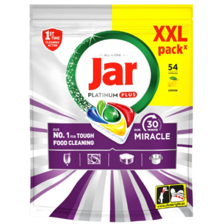 detail Jar kapsle na nádobí Platinum Plus Miracle XXL 54ks (3)