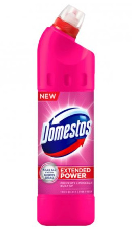 detail Domestos 750ml na WC růžový Pink fresh