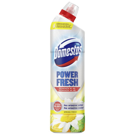 detail Domestos 700ml na WC Power fresh Spring Fresh