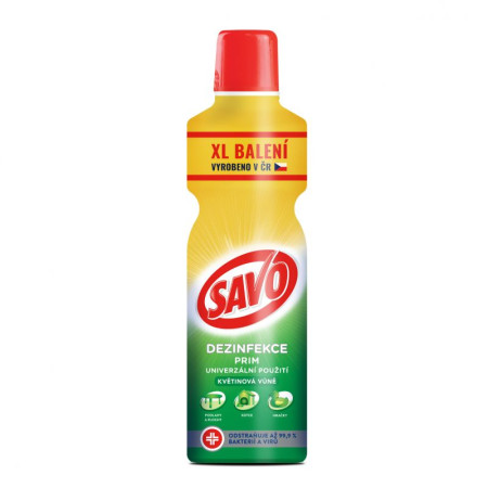 detail SAVO Prim 1,2L květinová vůně (6)
