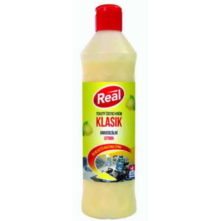 chi tiết Real čisticí krém Klasik 600g - Citron