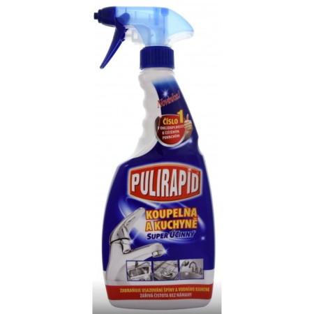 chi tiết Pulirapid 500ml Sprej na koupelny a kuchyně CLASSICO (modrý)