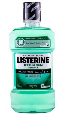 chi tiết Listerine 500ml Teeth & Gum