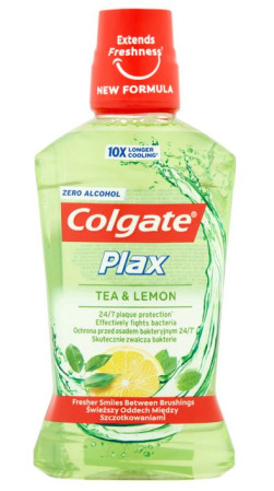 chi tiết Colgate ústní voda 500ml Herbal Tea & Lemon