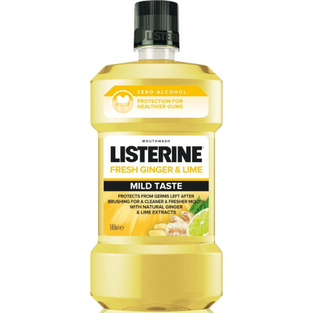 detail Listerine 500ml Ginger a Lime