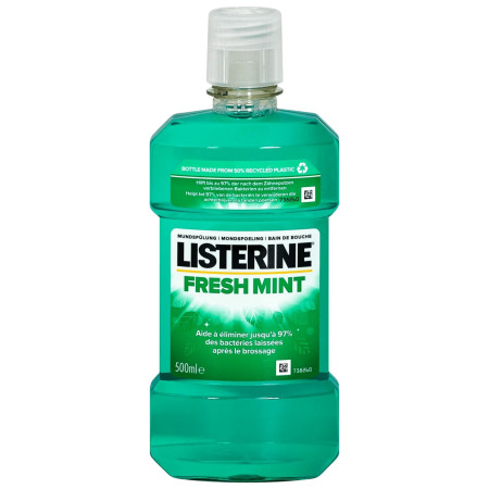 chi tiết Listerine 500ml Fresh Mint