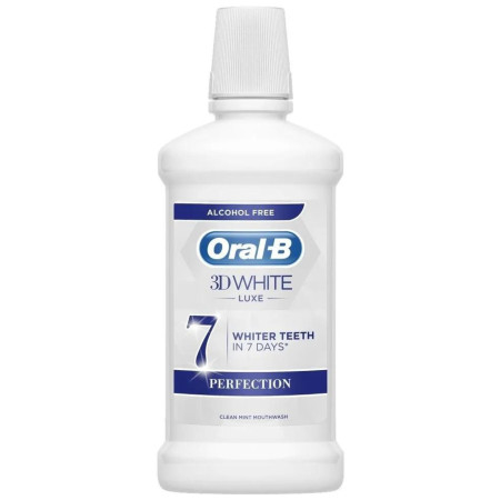 detail Oral B 500ml ústní voda - 3D White Lux Perfection
