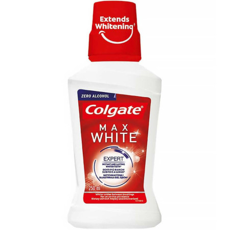 detail Colgate ústní voda bělící 250ml - Max White