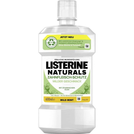 detail Listerine 600ml Mild Mint