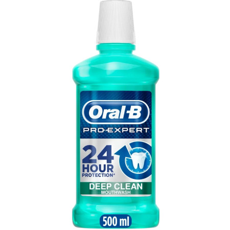 chi tiết Oral B 500ml ústní voda - Pro Expert Deep Clean