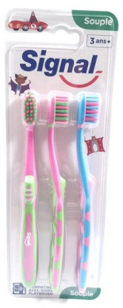 detail Signal zubní kartáček 3ks Junior 3+
