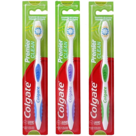 detail Colgate zubní kartáček 12ks Premier Clean Medium (12)