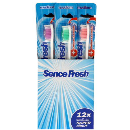 detail SenceFresh zubní kartáček Medium (12ks)